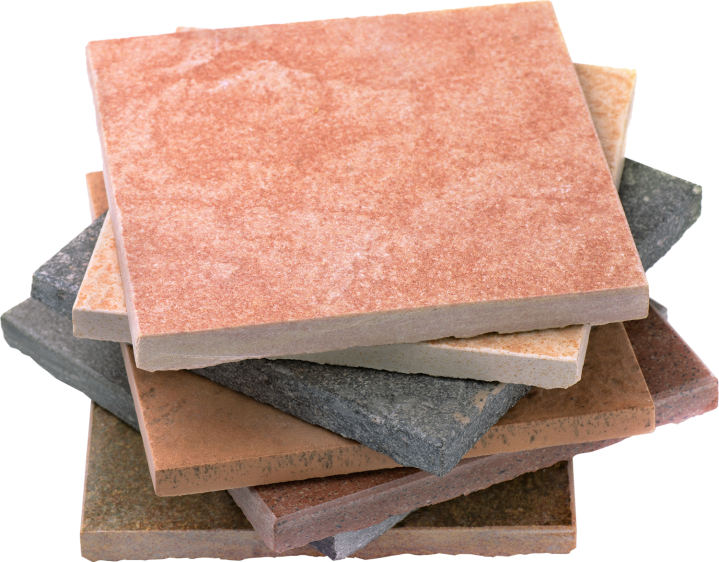 Pile de carreaux de carrelage Cucuron